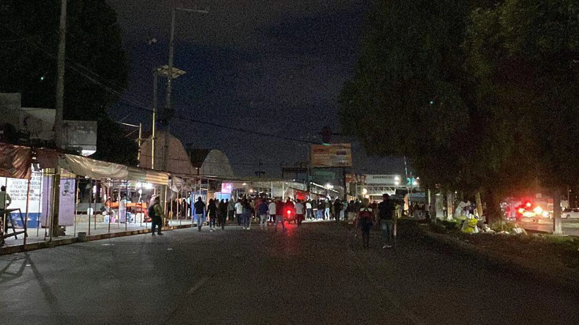 El Boulevard Norte fue cerrado durante una hora a la circulación a la altura del Mercado Hidalgo